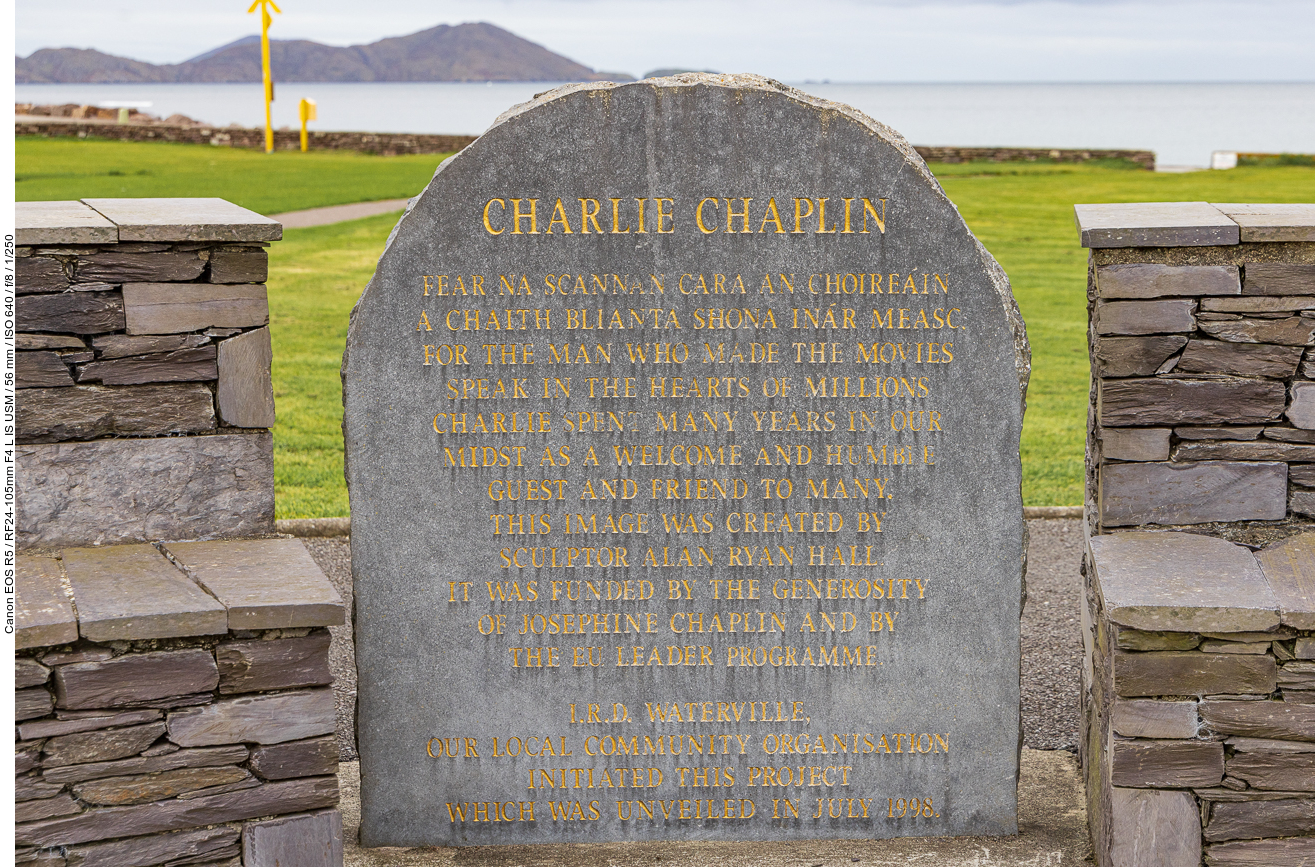 Infos zu Charly Chaplin und der Statue