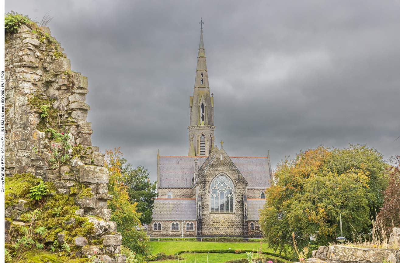 St. Patrick’s Church wurde im 19. Jahrhundert im Westen der Stadt errichtet