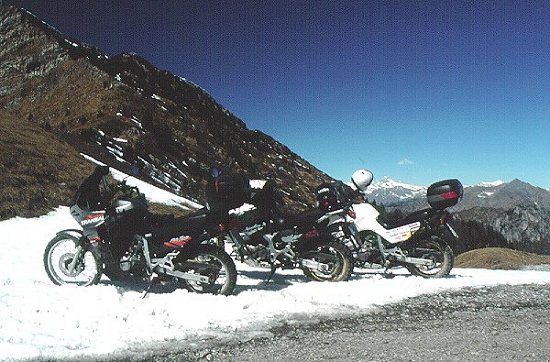 Hajos Alp, Stephans Twin und Carlos Alp im Schnee