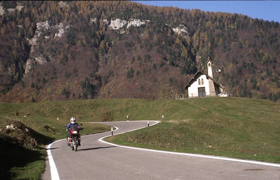 Zufahrt zum Passo di Borcola