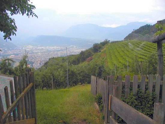 Blick über Bozen, mit anschließender Flucht vor dem Regen