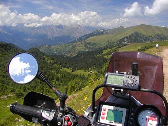Ausblick kurz vor der Passhöhe