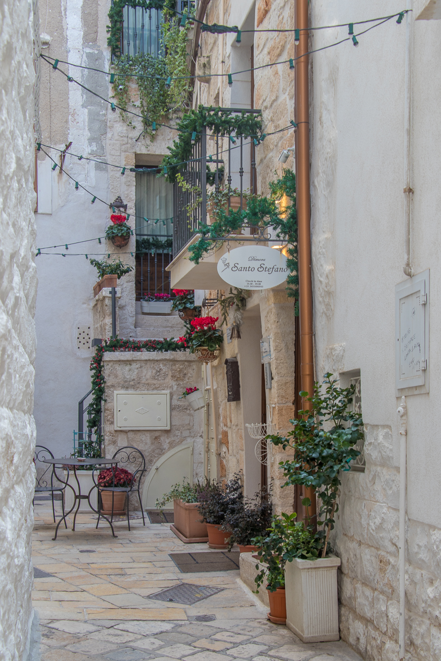 In den Gassen von Polignano 