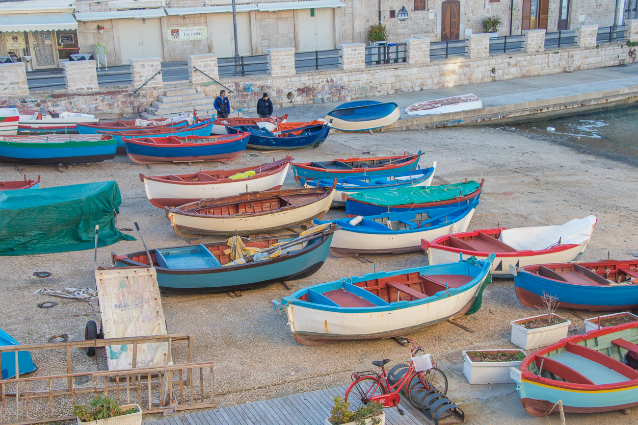 Im Hafen von Giovinazzo 
