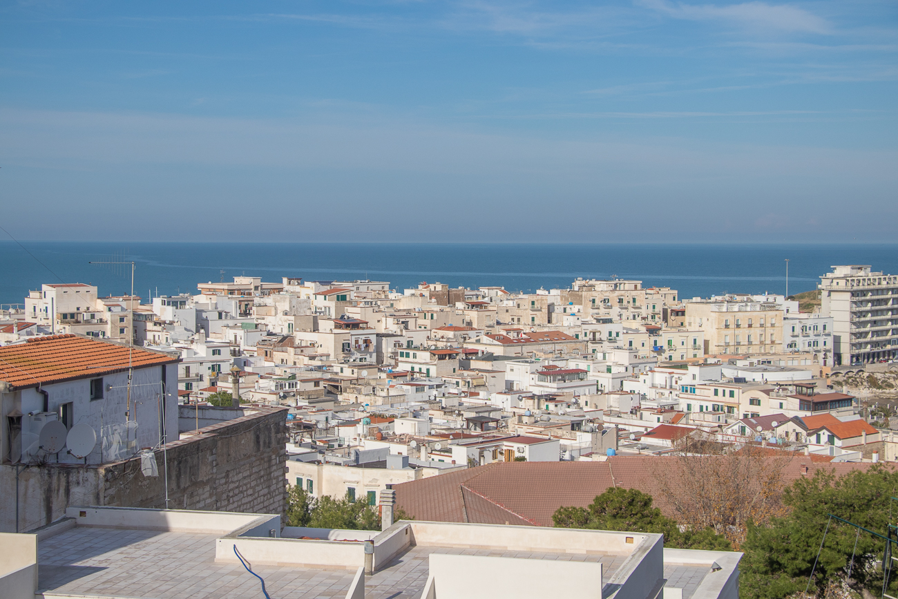 Blick über Vieste 