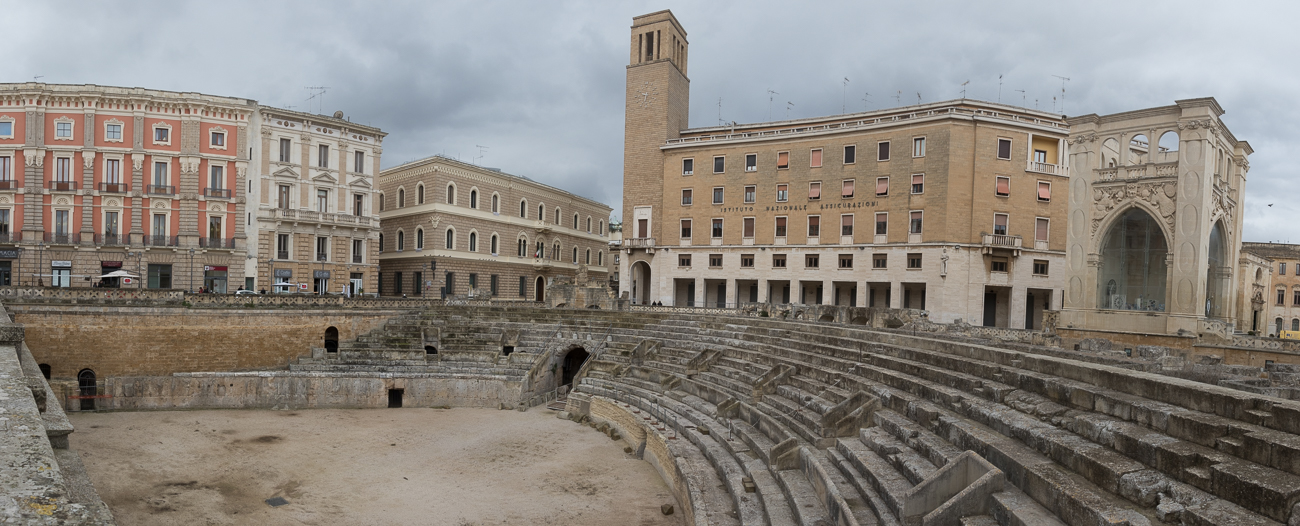 Das Amphitheater in Lecce 