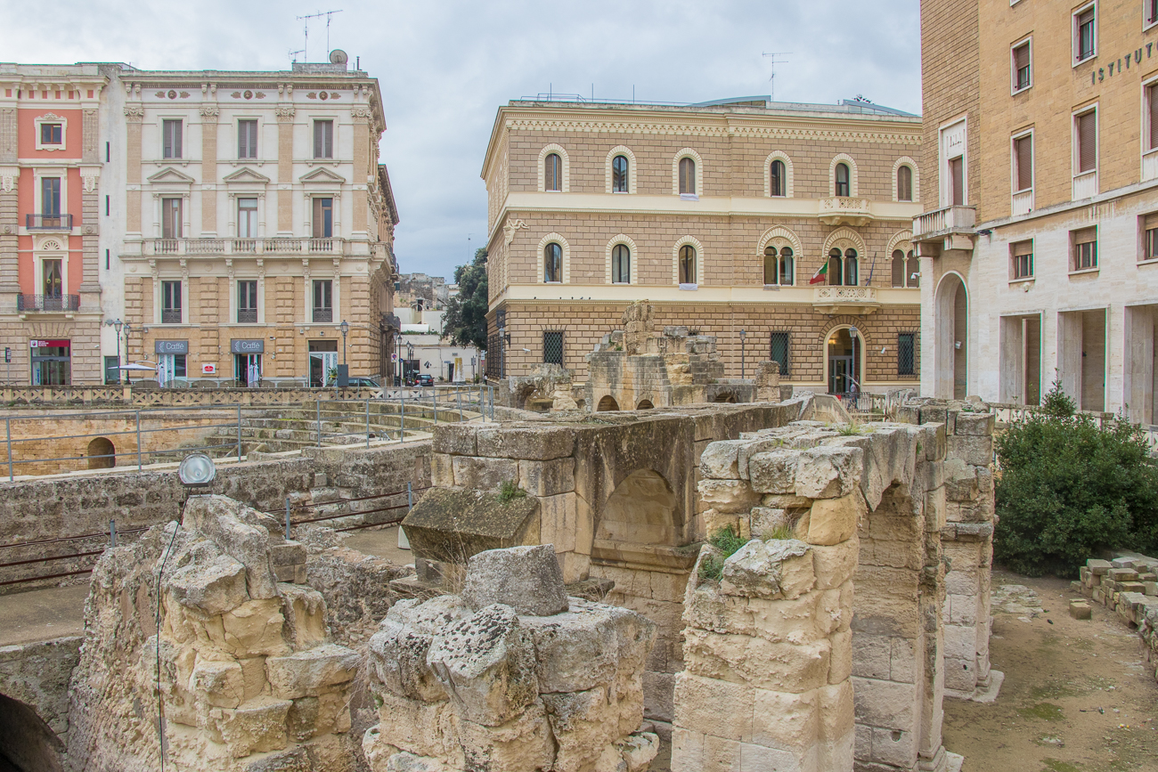 Das Amphitheater in Lecce 