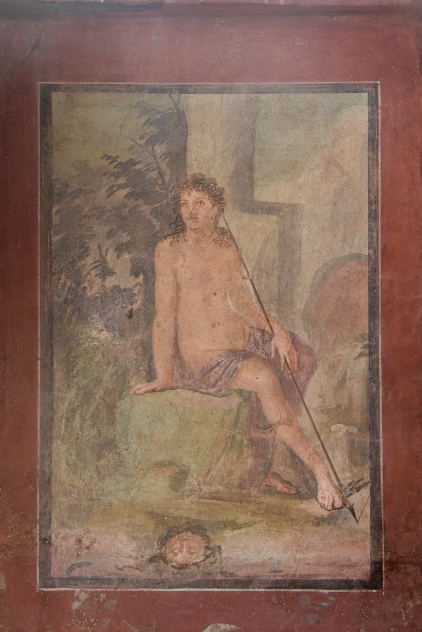 Gemälde an einer Hauswand 