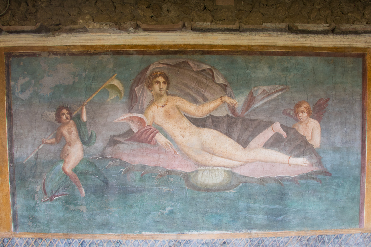 Gemälde an einer Hauswand 