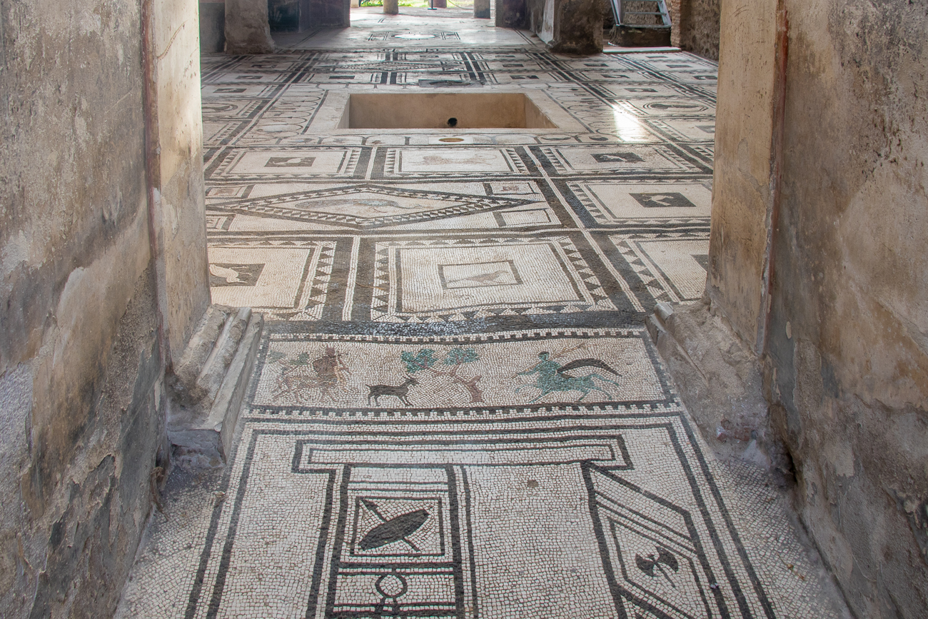 Schöner Mosaikboden 