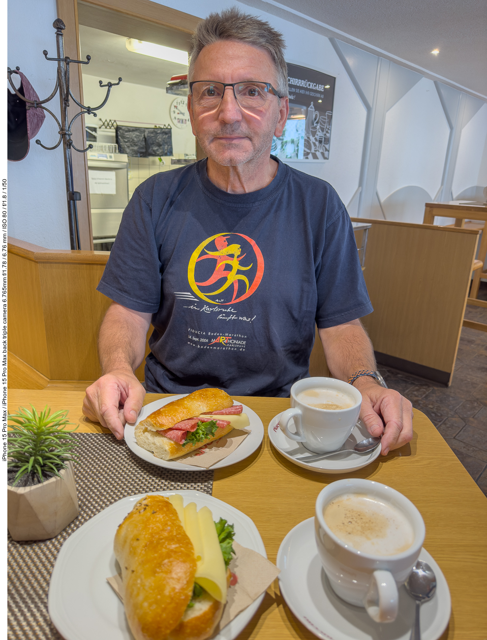 Frühstück wie immer in Nesselwang, Grüße an Reini!