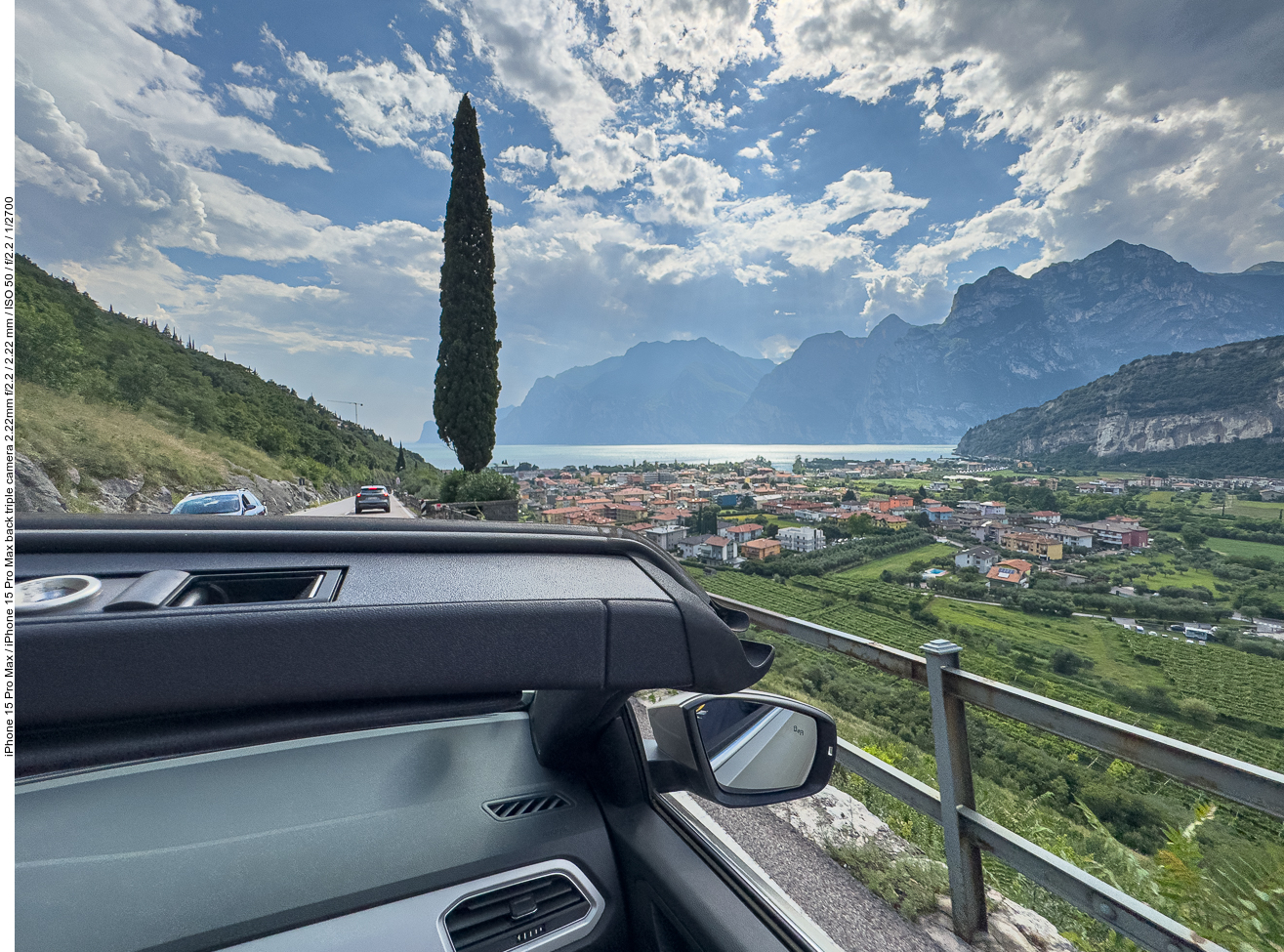 Cabriowetter und Gardasee in Sicht, was will man mehr ;-)