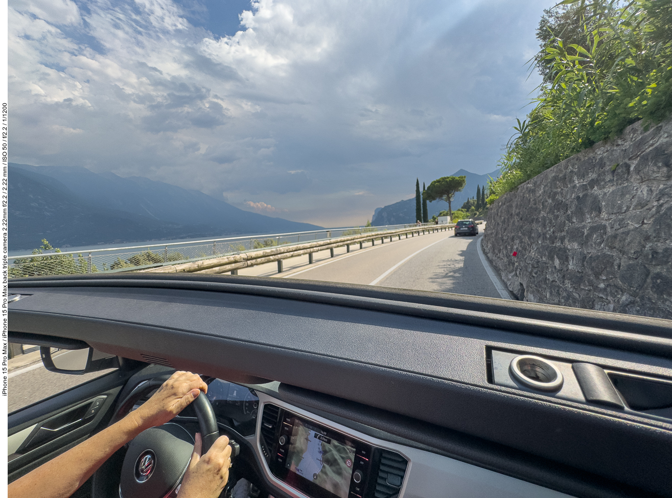 Am Westufer des Sees fahren wir in Richtung Süden bis Moniga