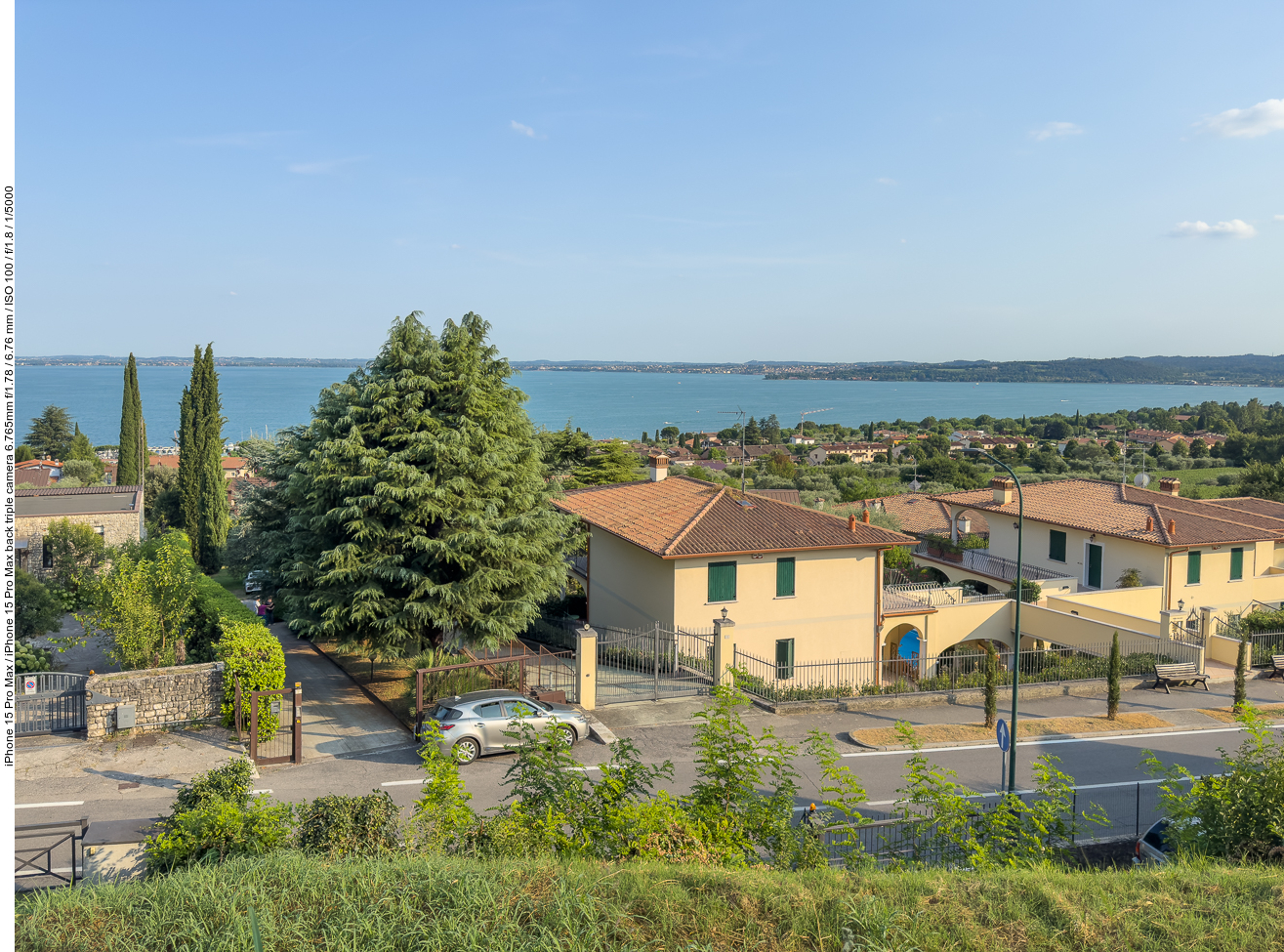 Blick von unserer Lieblingsbar auf den Gardasee