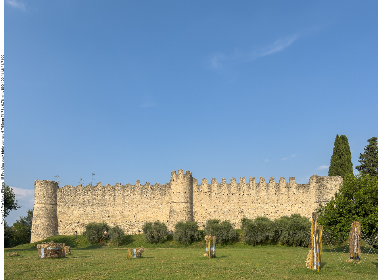 Das Castello von der Rückseite