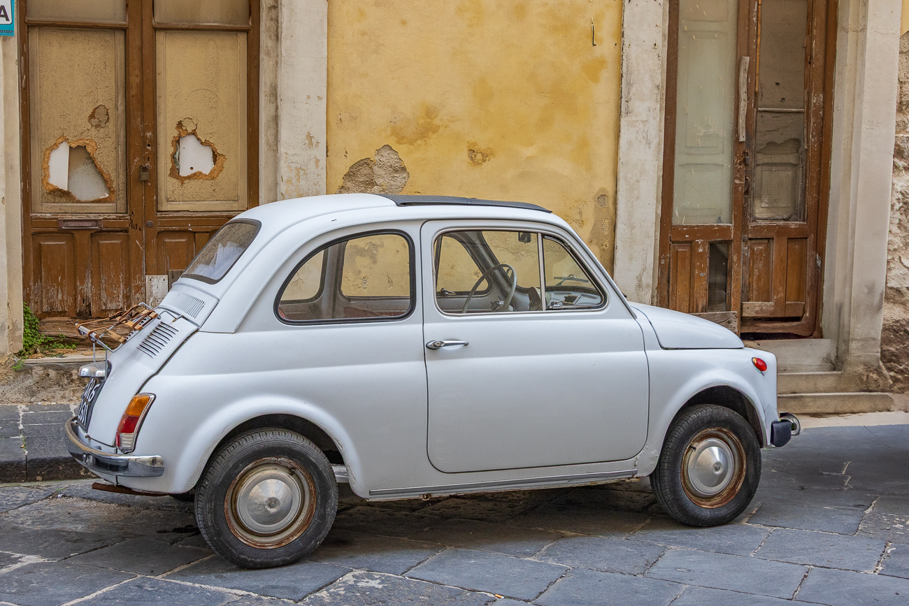 Alter Fiat Cinquecento - fast aus dem Barock ;-)