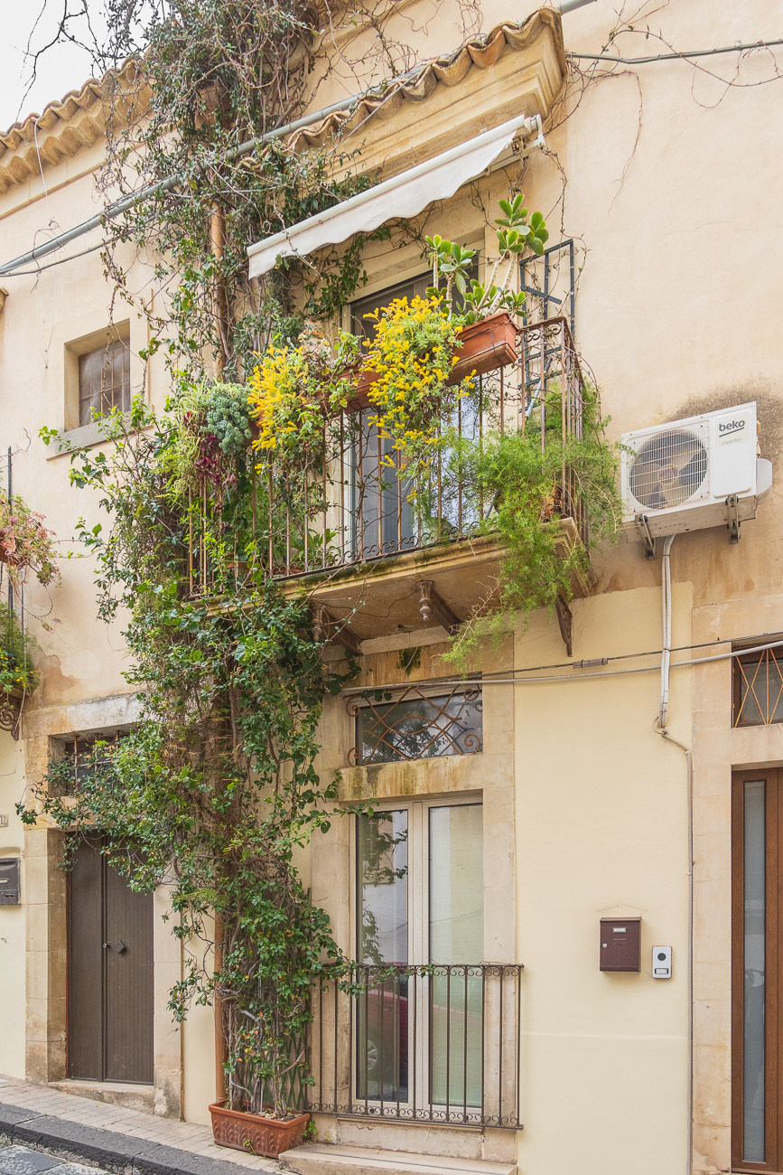 Begrünter Balkon