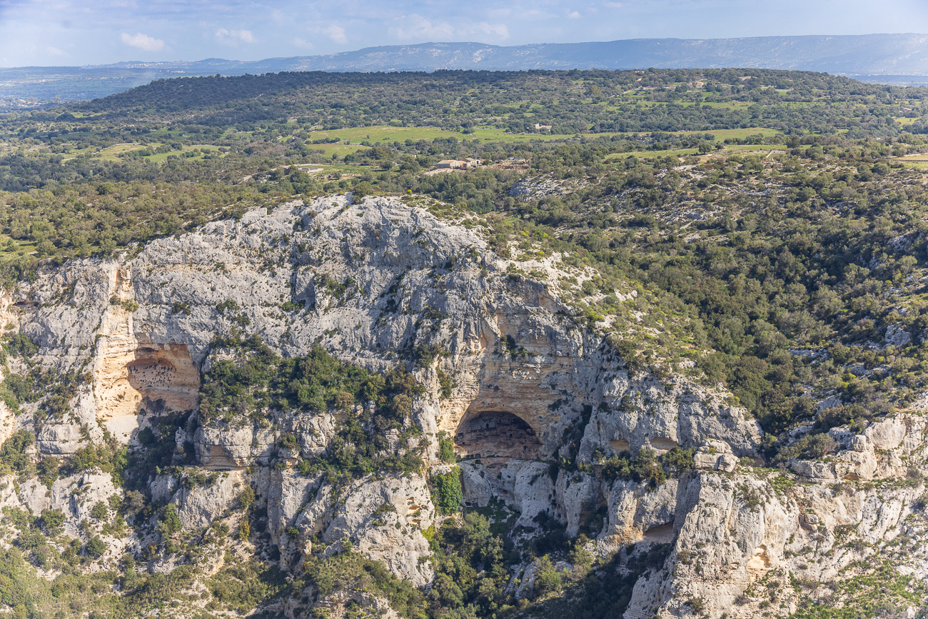 Blick auf die sikelische Nekropole