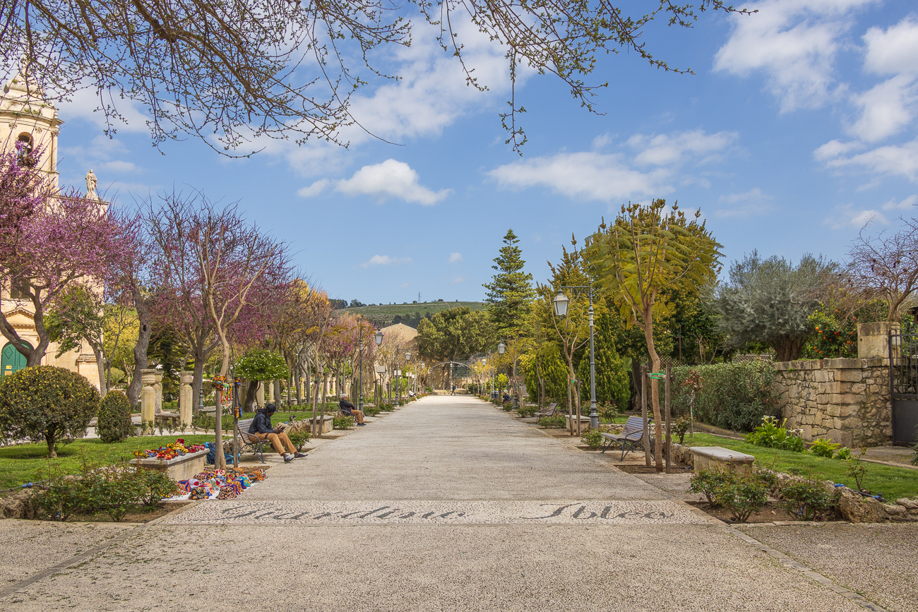Der Giardino Ibleo ist der älteste der vier Hauptgärten von Ragusa