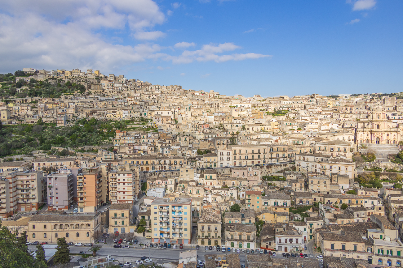Blick auf Modica