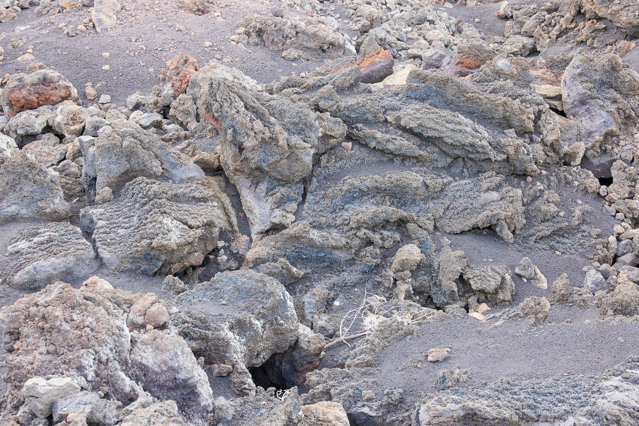 Erkaltete Lava