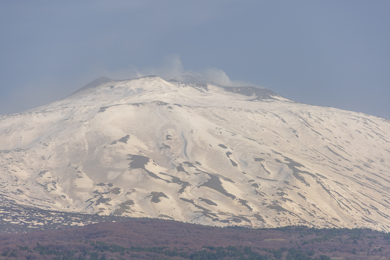 Blick von der Nordwest-Seite auf den Ätna