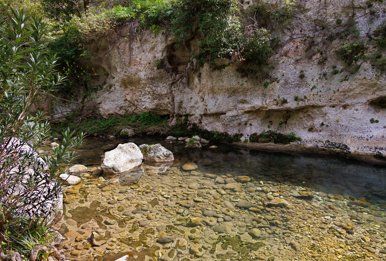 Schönes, klares Wasser