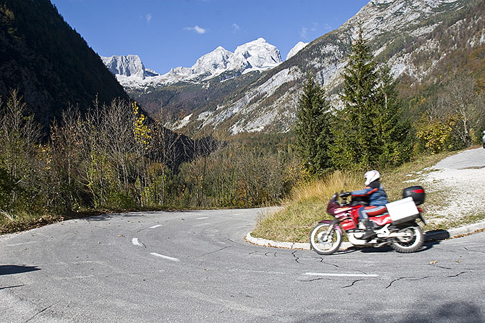 Pass-Abfahrt