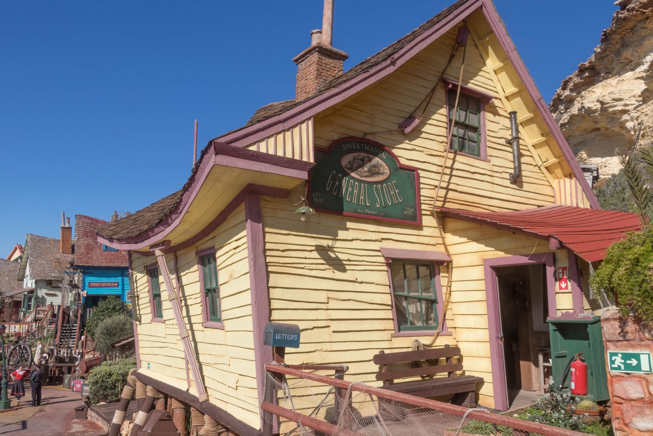 Heute ist der Ort in der Anchor Bay ... 