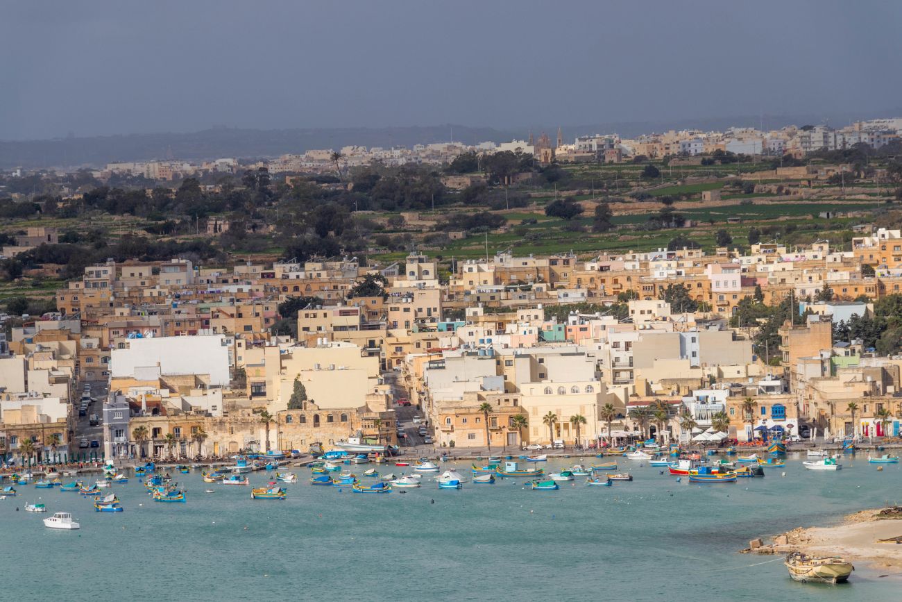 Blick auf Birzebugga 