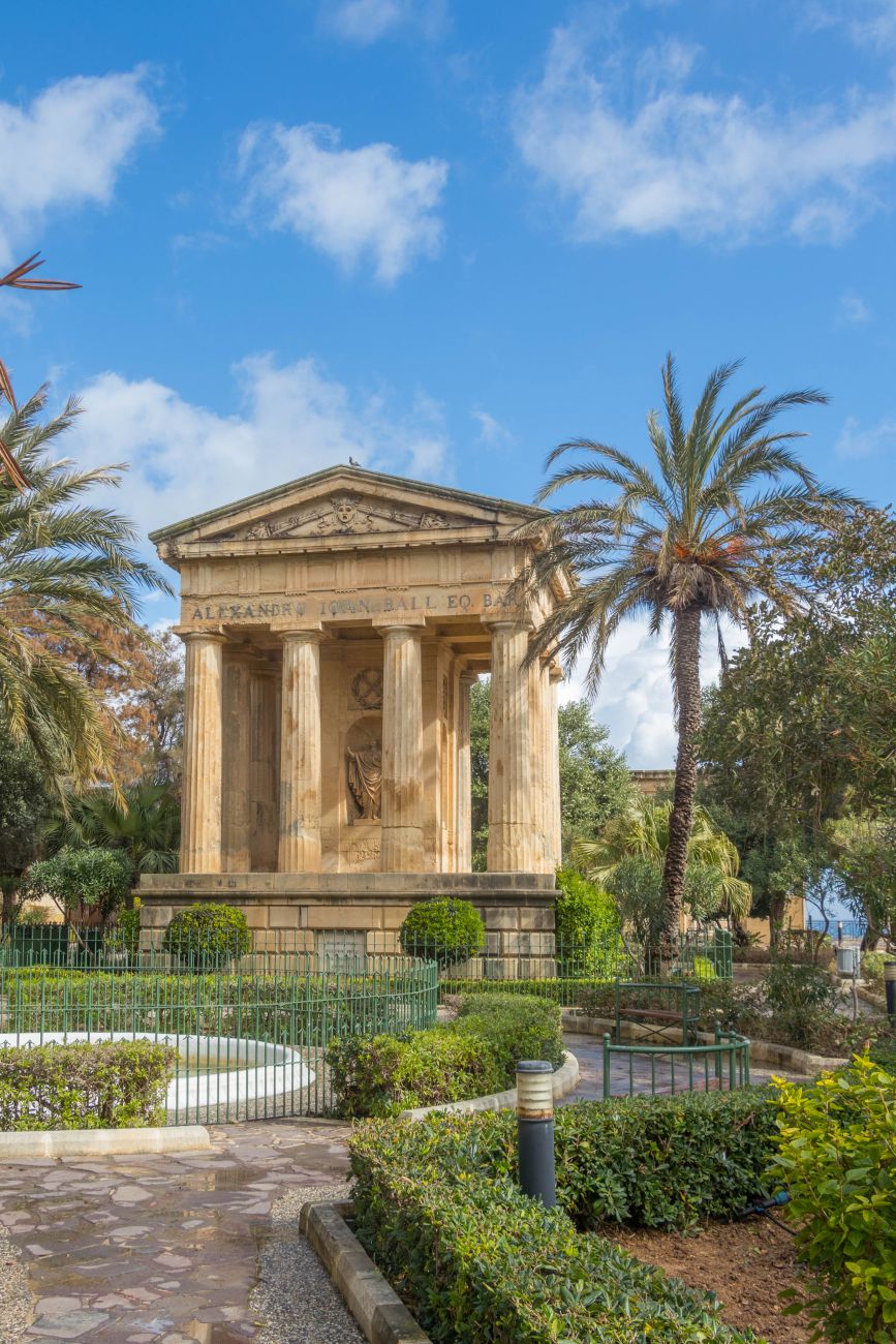 In den Barrakka Gardens 