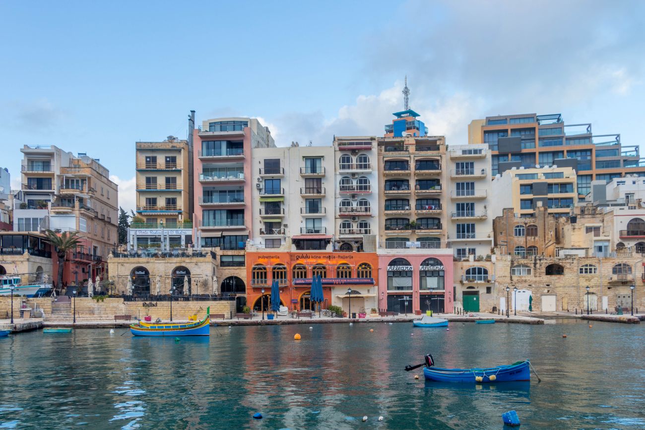 Kleiner Hafen in Sliema 