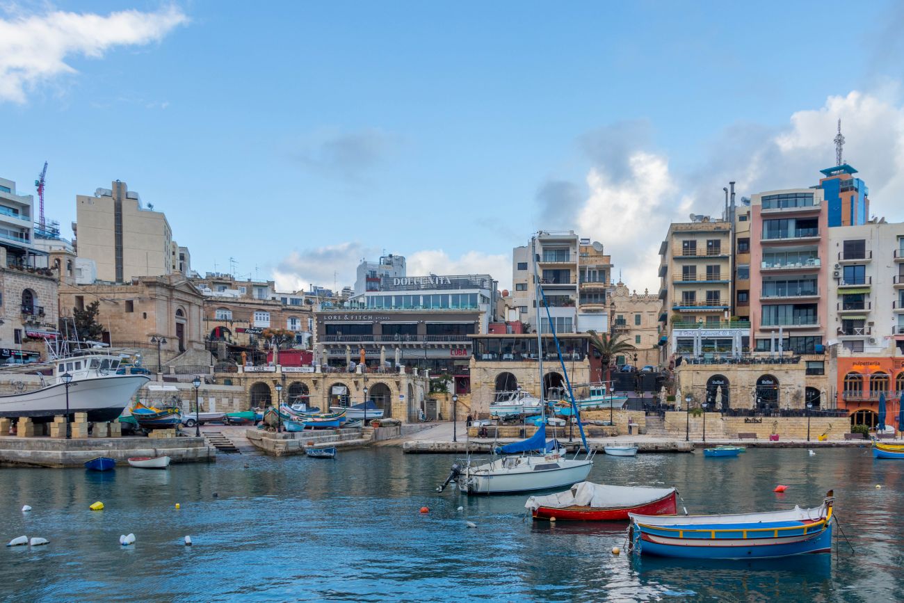 Kleiner Hafen in Sliema 
