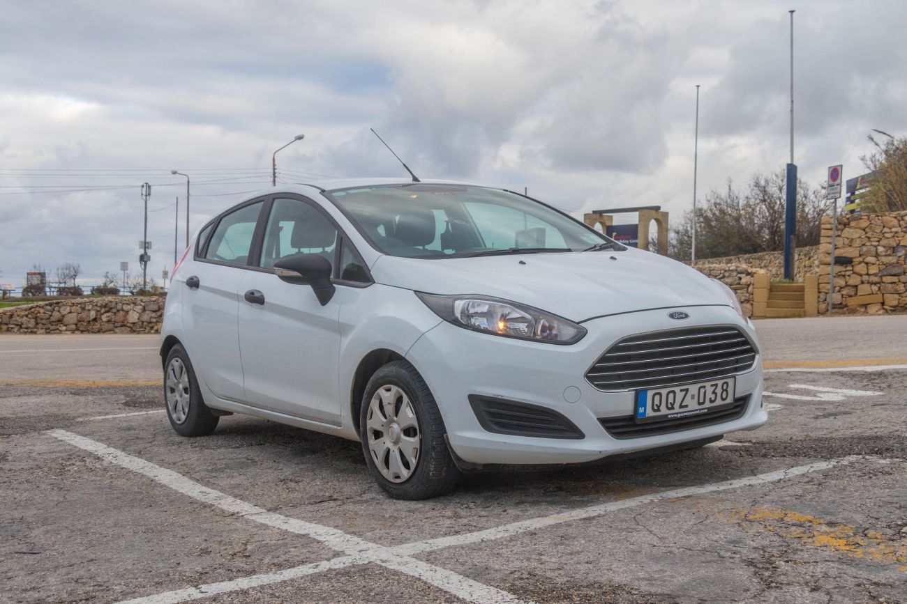 Unser Mietwagen war ein Ford Fiesta