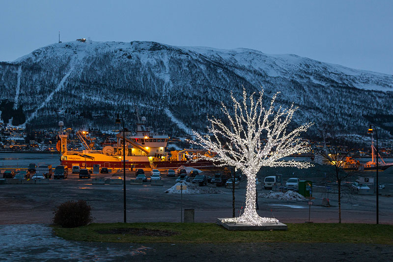 Am Hafen von Tromsø