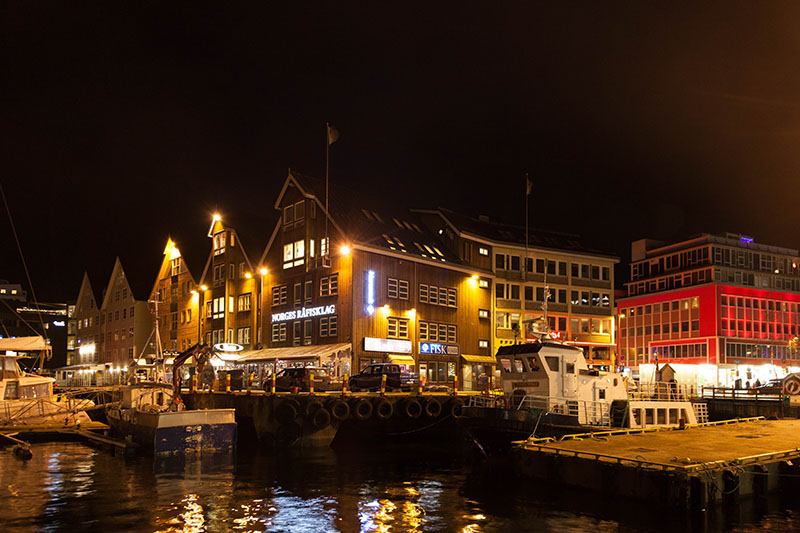 Am Hafen von Tromsø
