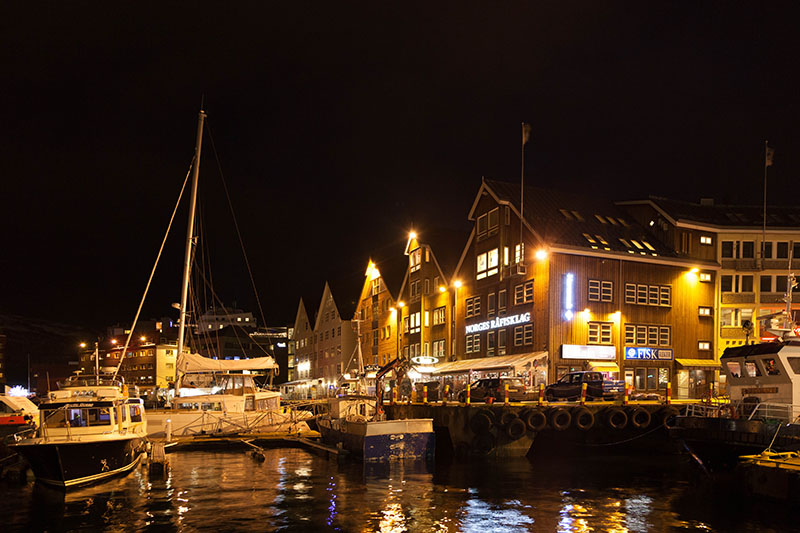 Am Hafen von Tromsø