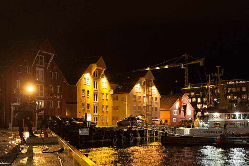 Am Hafen von Tromsø
