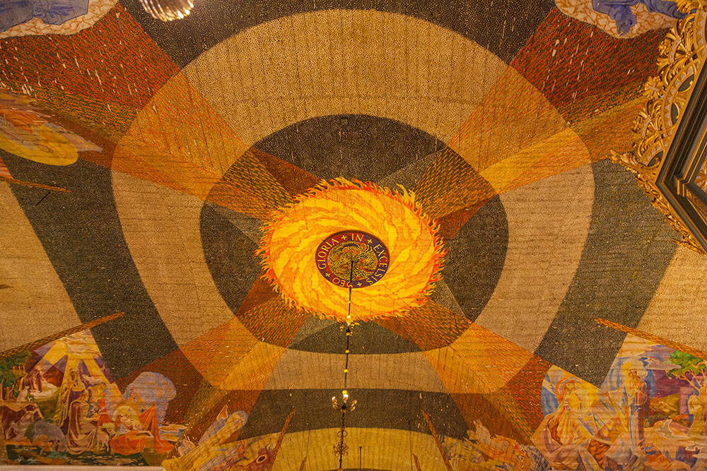 Ausschnitt der Decke