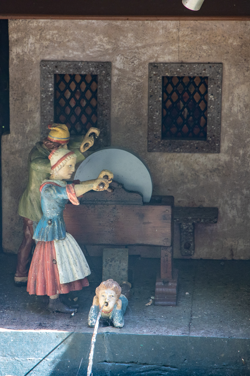 Bewegung mit Wasserantrieb