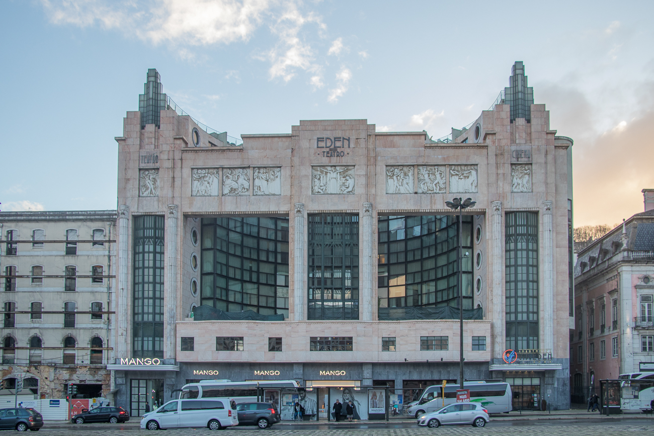 Das Eden Teatro war einst Lissabons prächtigstes Großkino der Zwischenkriegszeit. 2001 wurde das Eden in ein Großhotel umgebaut 