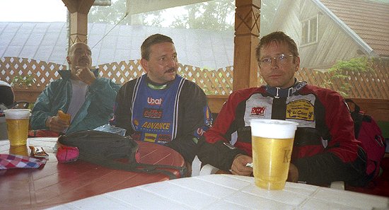 Von l. nach r.: Herbert, Carlo und Marcel