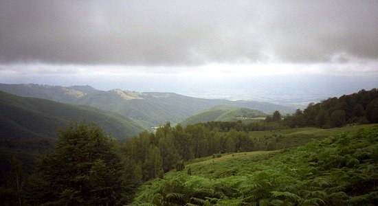 Auch mit dunklen Wolken ein traumhafter Ausblick