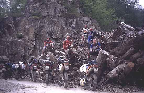 Von l. nach r.: Kenle (Frank), Lars, Marcel, Carlo, Luigi