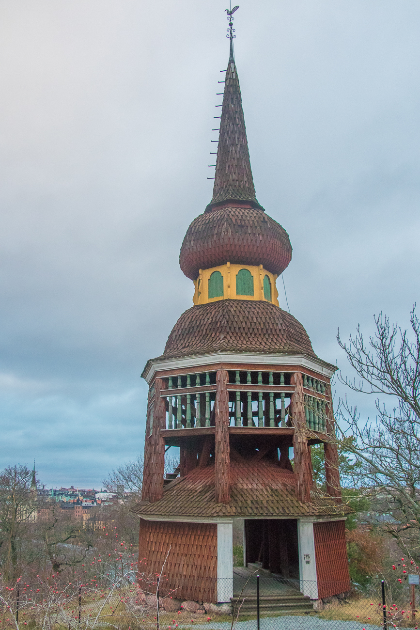 Turm am Freilichtmuseum Skansen 