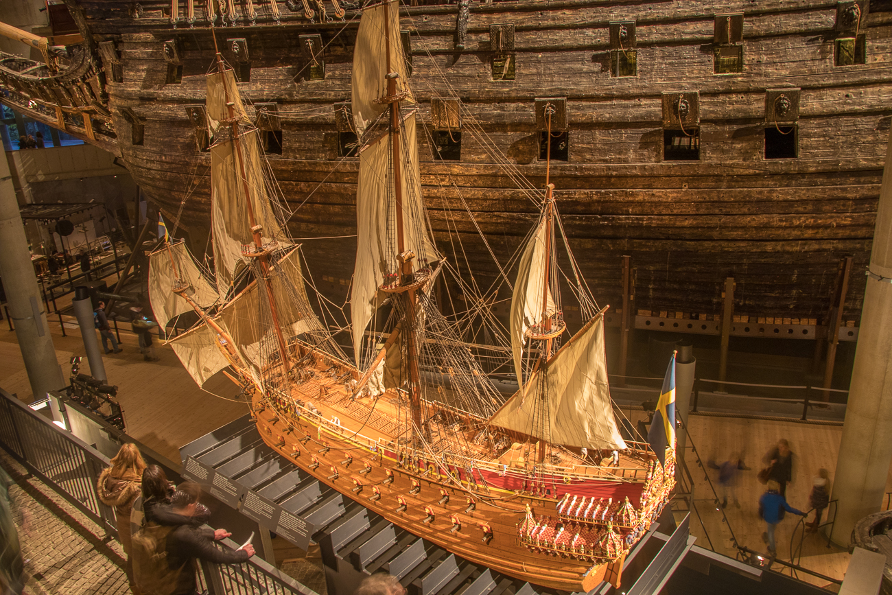Modell der Vasa 