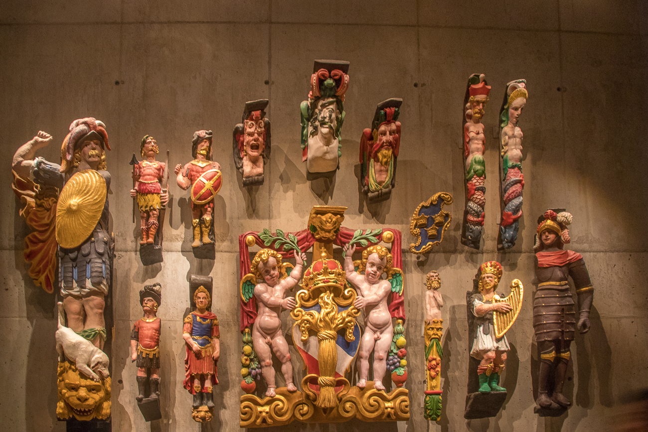 So farbenfroh sollten die Figuren einmal gewesen sein 