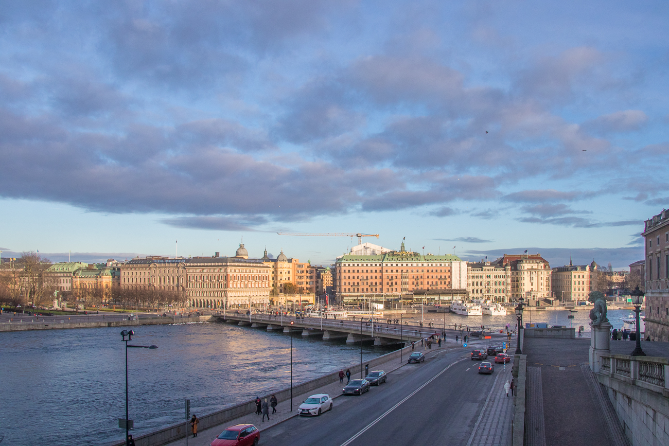 Blick auf die Insel Norrmalm 