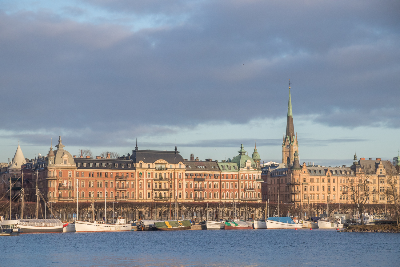 Blick auf die Insel Östermalm 