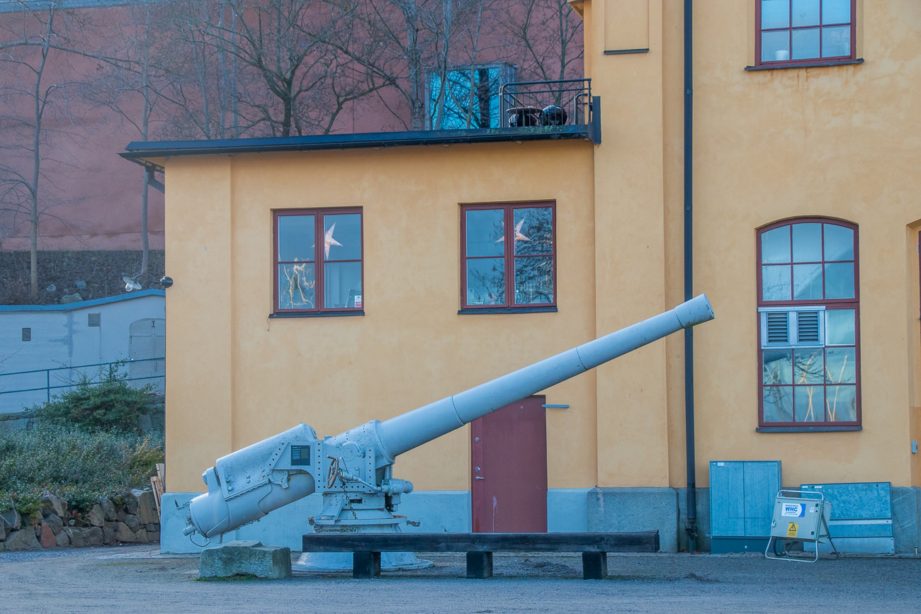 An der Torpedo Werkstatt auf Skeppsholmen 
